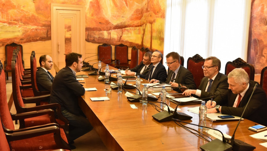 The meeting of the Faction “European Georgia” with the Venice Commission Delegation