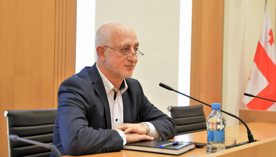 The meeting of Ilia Nakashidze with the Students’ Parliament members