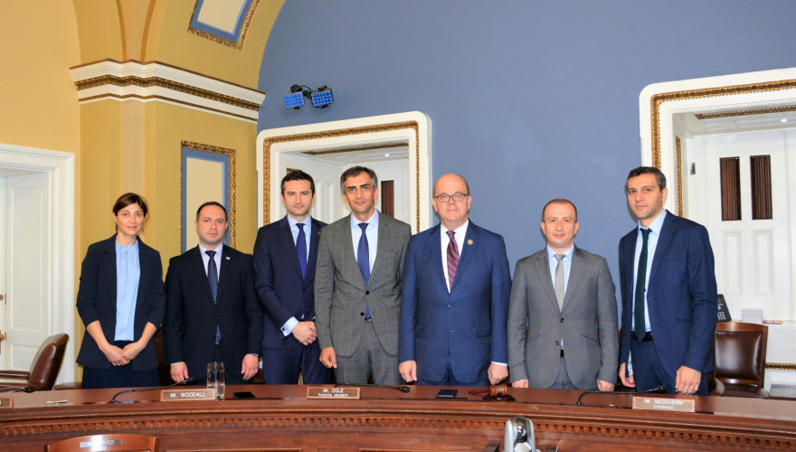 The meeting of the Parliamentary Delegation with the Congressman Jim McGovern