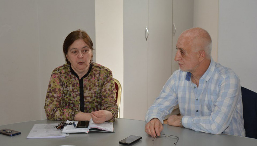 The meeting of Ilia Nakashidze with the officers of the Public Healthcare Center of Adjara AR