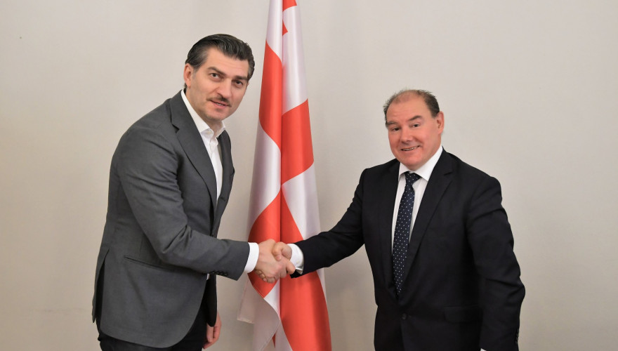 The meeting of Mikheil Kavelashvili with the President of the Swiss Association of Football Players