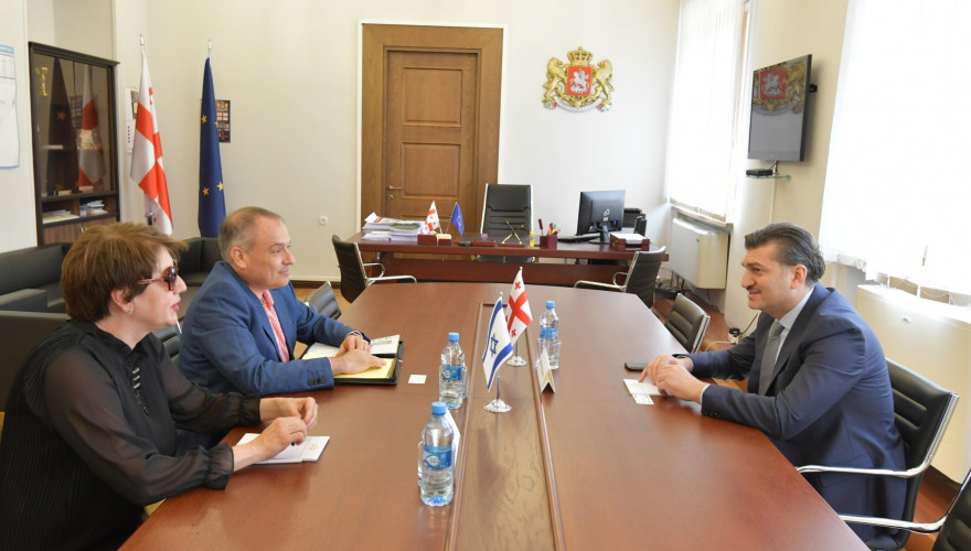 The meeting of Mikheil Kavelashvili with the Ambassador of Israel