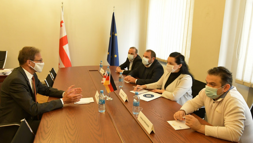 The meeting of the Faction “Our Georgia – Independent MPs” with the German Ambassador