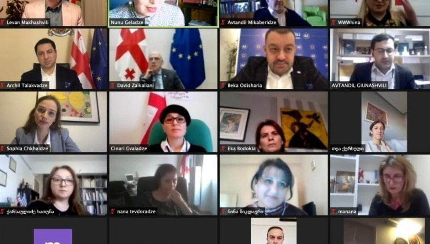 არჩილ თალაკვაძემ, დავით ზალკალიანმა და ბექა ოდიშარიამ ქართული დიასპორის წარმომადგენლებთან ონლაინ შეხვედრა გამართეს