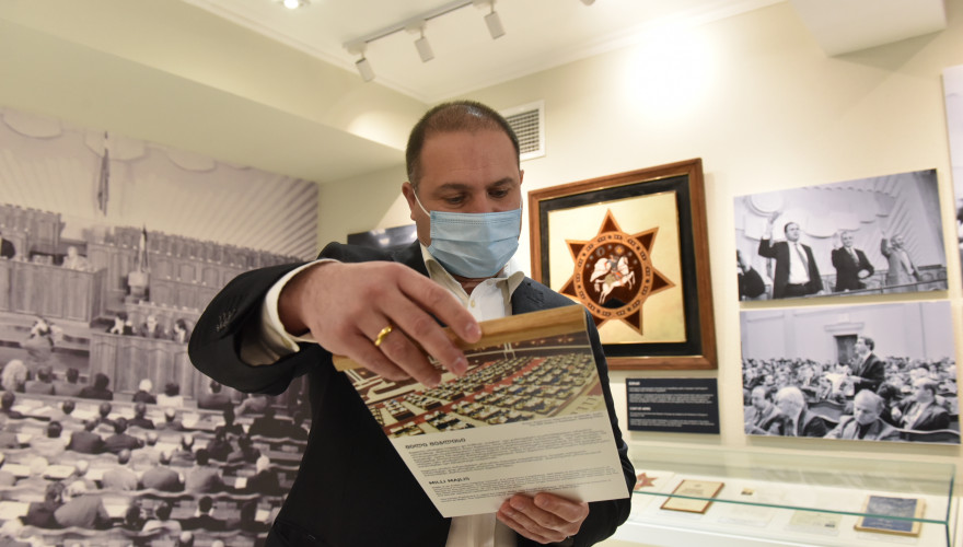 Ekvtime Takaishvili Museum of Georgian Parliamentarism Hosting Media Tour