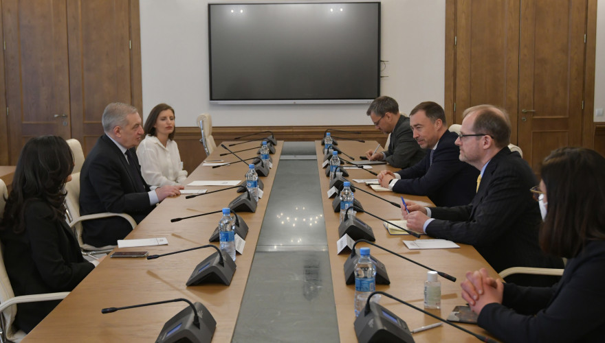 გიორგი ვოლსკი ევროკავშირის სპეციალურ წარმომადგენელს, ტოივო კლაარს შეხვდა