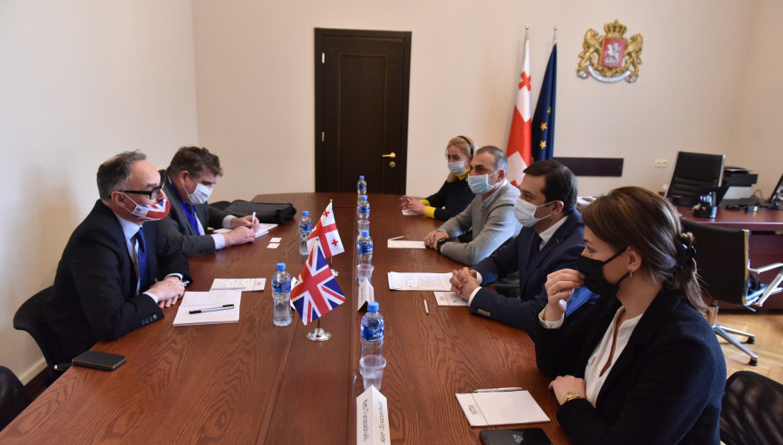 Meeting of Levan Ioseliani with UK Ambassador
