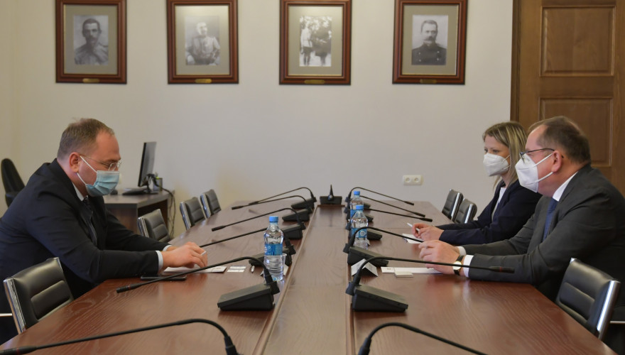 Meeting of Irakli Beraia with Head of EU Monitoring Mission in Georgia