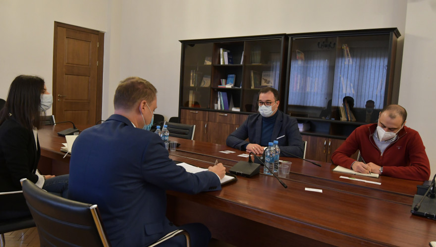 The meeting of David Songulashvili with the EBA Chair, John Braekeveldt