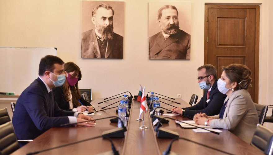 Meeting of Giorgi Khojevanishvili with Ambassador of Bulgaria