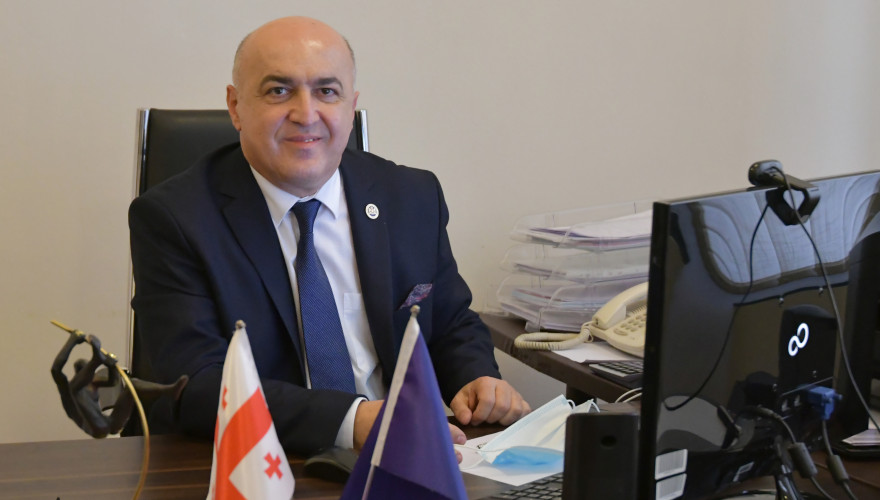 Meeting of Zaza Lominadze with Representatives of Students’ Parliament