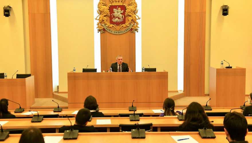 The meeting of Giorgi Volski with the Students’ Parliament