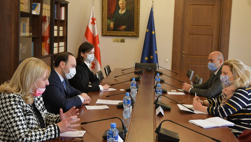 The meeting of Anri Okhanashvili with Natalia Voutova