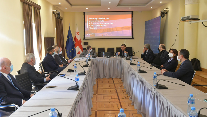 სპორტისა და ახალგაზრდულ საქმეთა კომიტეტის წევრები ესპანელ სპორტის სპეციალისტს შეხვდნენ