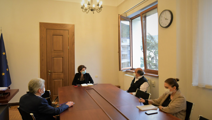 Meeting of Eliso Bolkvadze with Composer Kakha Tsabadze