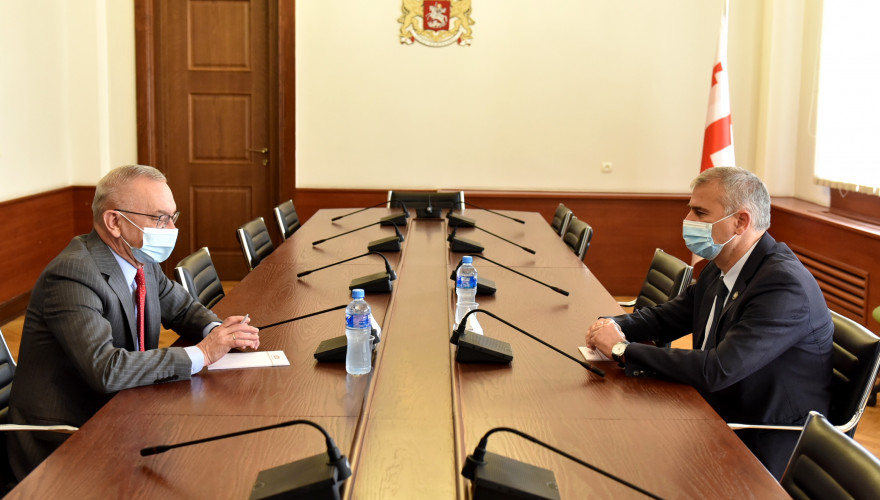 ირაკლი ქადაგიშვილი უკრაინის საგანგებო და სრულუფლებიან ელჩს შეხვდა