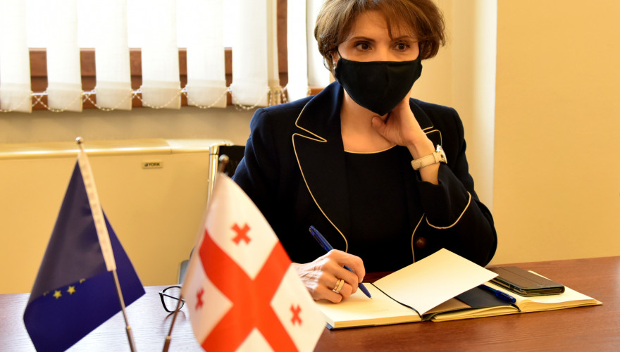 Meeting of Eliso Bolkvadze with Chief Cultural Advisor to Presidential Administration