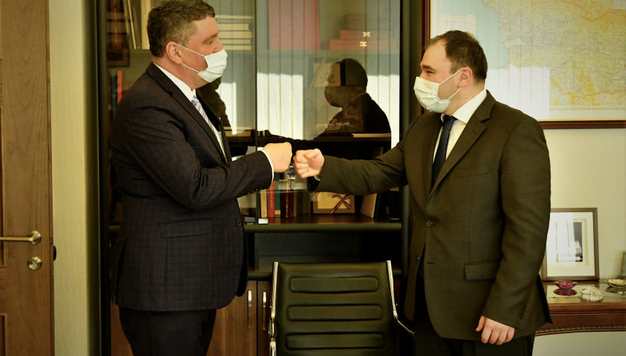 Introductory Meeting of Nikoloz Samkharadze with Răzvan Rotundu