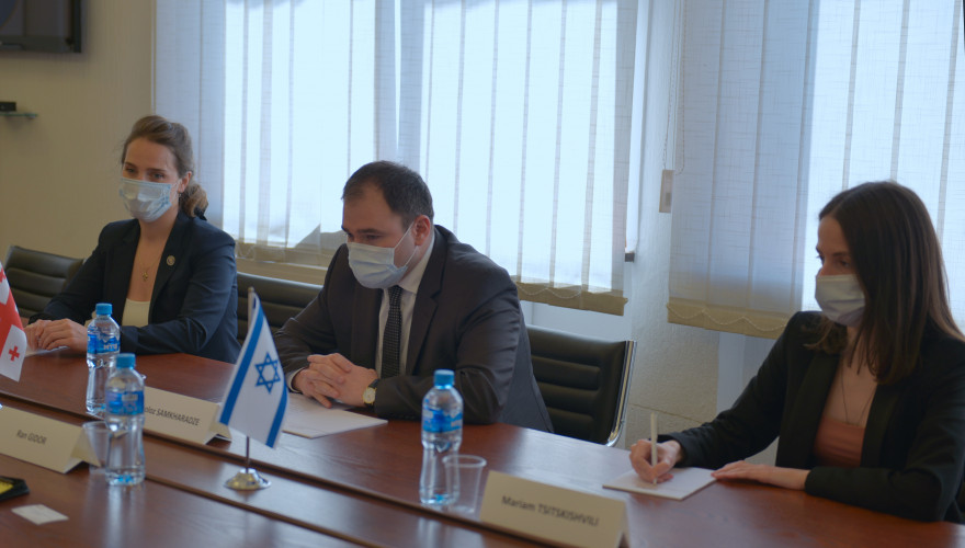 Meeting of Nikoloz Samkharadze with Ran Gidor