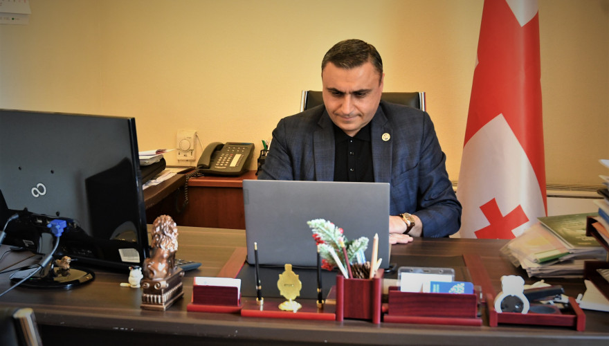The meeting of David Matikashvili with the Students’ Parliament