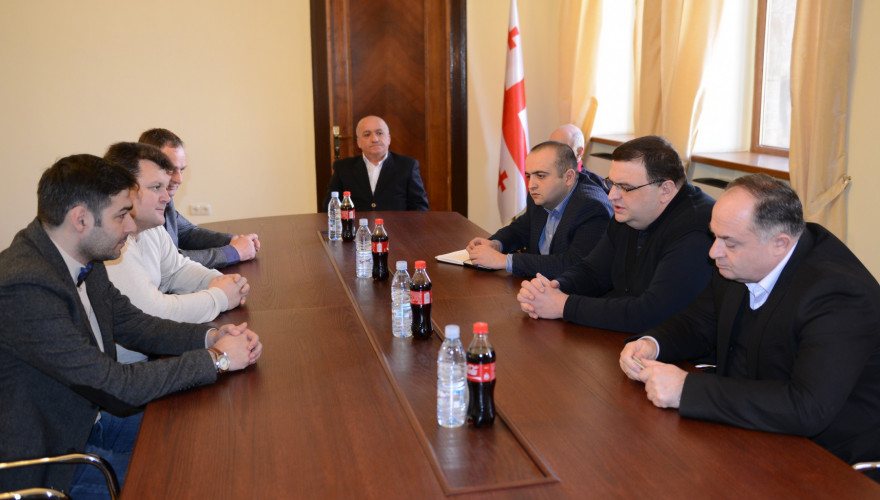 The meeting of Gubaz Sanikidze and Shalva Kiknavelidze with the representatives of the Circassian Society