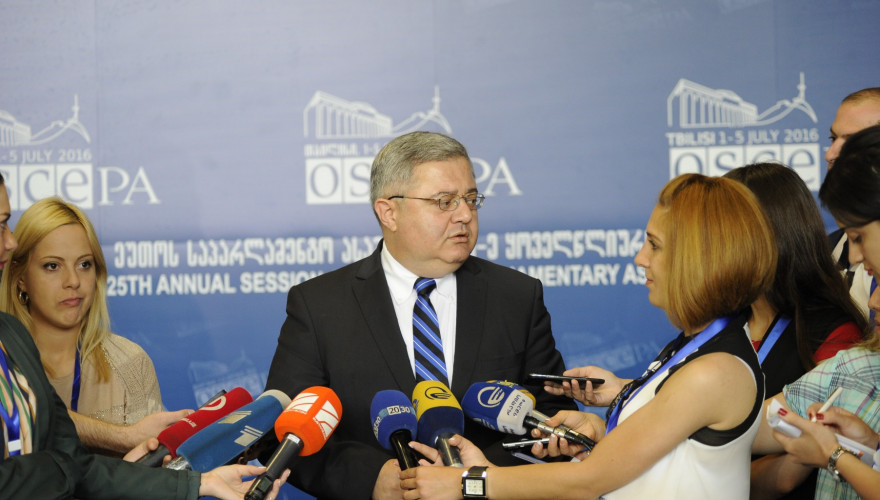 Mr. David Usupashvili summed up the OSCE PA