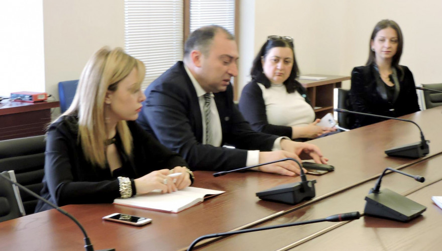 The meeting of Merab Kvaraia with NGOs