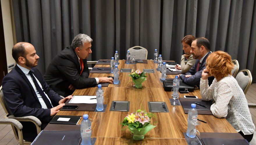 The meeting of Sergi Kapanadze with the EU External Action Service representatives