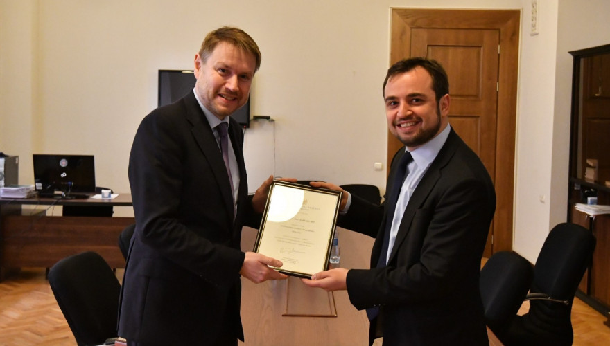 The meeting of Otar Kakhidze with the Ambassador of the United Kingdom