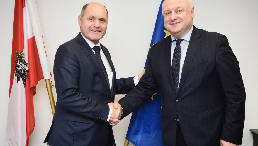 გიორგი წერეთელი ავსტრიის ეროვნული საბჭოს პრეზიდენტს შეხვდა