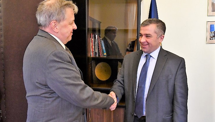 The meeting of David Bakradze with the US Ambassador