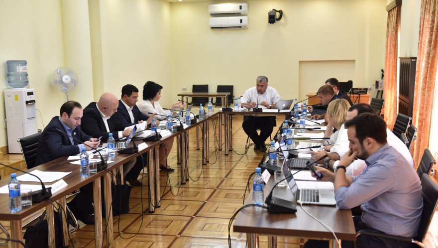 პარლამენტის დროებითი საგამოძიებო კომისიის სხდომაზე კომისიის დასკვნის პროექტზე იმსჯელეს