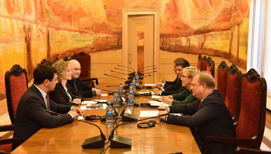 The meeting of the Faction “Georgian Dream” with PACE Monitoring Committee members