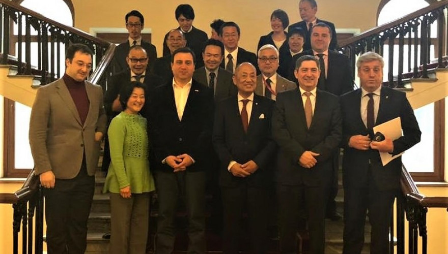 The meeting of Levan Koberidze with the members of Japanese Wine-making Union