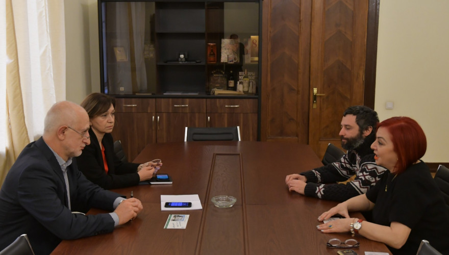 The meeting of Ilia Nakashidze with the representatives of the Charity Foundation “Ketilsofeli”