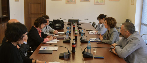 The meeting of Irina Pruidze with the Government of Basques