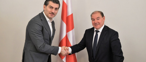 The meeting of Mikheil Kavelashvili with the President of the Swiss Association of Football Players