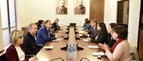 The meeting of Merab Kvaraia with the USAID Representatives