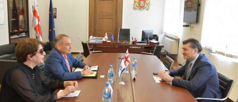 The meeting of Mikheil Kavelashvili with the Ambassador of Israel