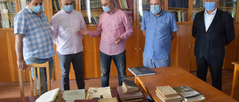 The ancient printed books have been delivered to the National Library by the initiative of Simon Nozadze