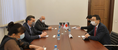 The meeting of Mikheil Kavelashvili with the Ambassador of Japan