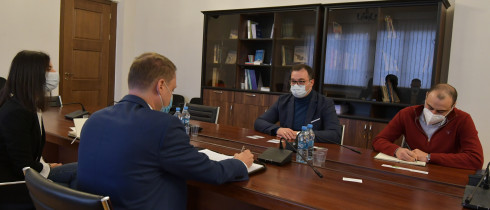 The meeting of David Songulashvili with the EBA Chair, John Braekeveldt