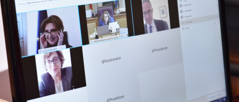 Online Meeting of Eliso Bolkvadze with Chair of Italian Culture Committee