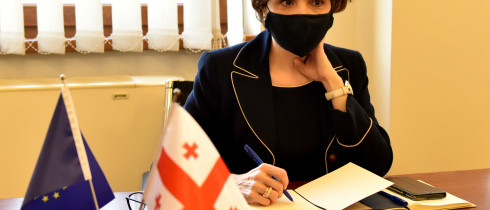 ელისო ბოლქვაძე პრეზიდენტის ადმინისტრაციის მთავარ მრჩეველს კულტურის საკითხებში, კოტე ნაცვლიშვილს შეხვდა