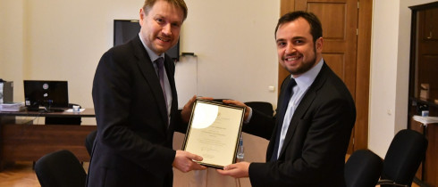 The meeting of Otar Kakhidze with the Ambassador of the United Kingdom