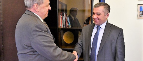 The meeting of David Bakradze with the US Ambassador
