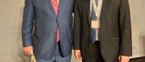 Irakli Abuseridze participating in the 44th session of the Assemblée Parlementaire de la Francophonie 