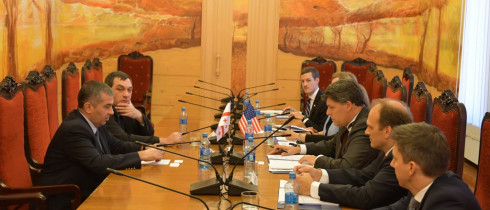 The meeting of David Bakradze and Giorgi Bokeria with the USAID Assistant Administrator