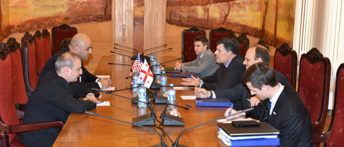 The meeting of Nikanor Melia with the USAID Assistant Administrator