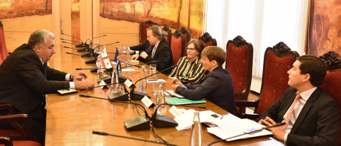 სერგი კაპანაძე ევროკავშირი-საქართველოს საპარლამენტო ასოცირების კომიტეტის დელეგაციის წევრებს შეხვდა